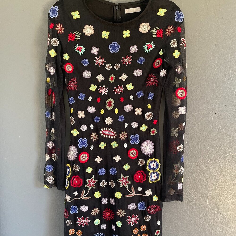 Black bodycon dress from Bloomingdale's